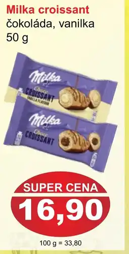 PLUS JIP Milka croissant čokoláda, vanilka nabídka