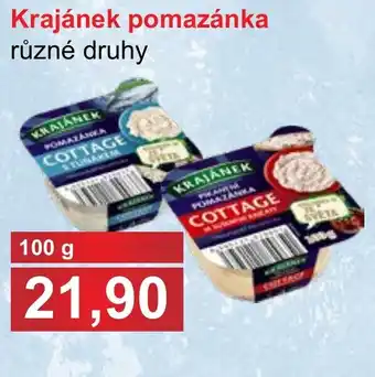PLUS JIP Krajánek pomazánka nabídka