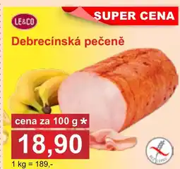 PLUS JIP Debrecínská pečeně nabídka
