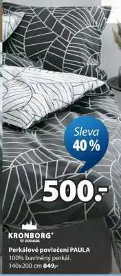 JYSK PERKÁLOVÉ POVLEČENÍ PAULA nabídka