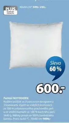 JYSK POLŠTÁŘ NOTODDEN nabídka