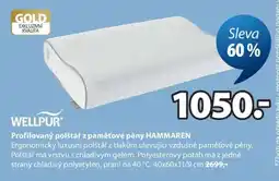 JYSK WELLPUR Profilovaný polštář z paměťové pěny HAMMAREN nabídka