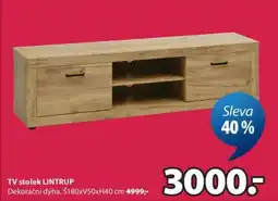 JYSK TV stolek LINTRUP nabídka