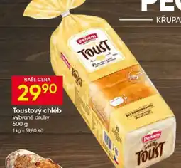 Hruška Tou­stový chléb nabídka