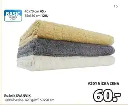 JYSK RUČNÍK SVANVIK nabídka