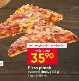 Hruška Pizza plátek nabídka