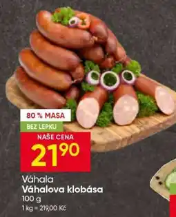 Hruška Váhalova klobása nabídka