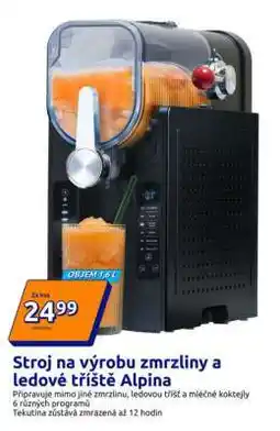 Action Stroj na výrobu zmrzliny a ledové tříště Alpina nabídka