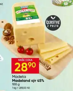 Hruška Madeta Madeland sýr 45% nabídka
