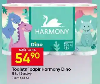 Hruška Toaletní papír Harmony Dino nabídka