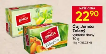 Hruška Čaj Jemča zelený nabídka