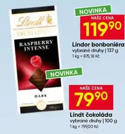 Hruška LINDT Čokoláda nabídka