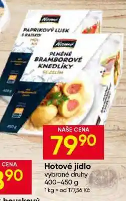 Hruška Hotové jídlo nabídka