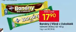 Hruška Banány/višně v čokoládě nabídka
