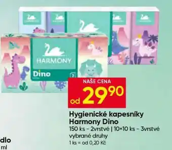 Hruška Hygienické kapesníky Harmony Dino nabídka