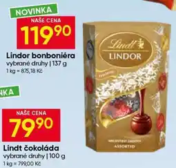 Hruška Lindor bonboniéra nabídka