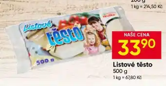 Hruška Listové těsto nabídka