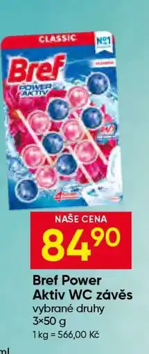 Hruška Bref Power aktiv WC závěs nabídka