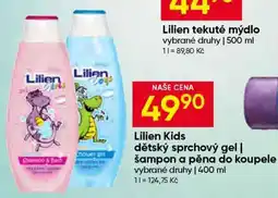 Hruška Lilien Kids dětský sprchový gel | šampon a pěna do koupele nabídka