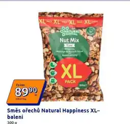 Action Směs ořechů Natural Happiness XL–balení nabídka