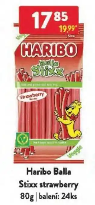 Qanto Haribo Balla Stixx strawberry nabídka