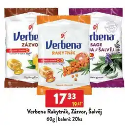 Qanto Verbena Rakytník, Zázvor, Šalvěj nabídka