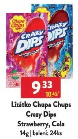 Qanto Lízátko Chupa Chups Crazy Dips Strawberry, Cola nabídka