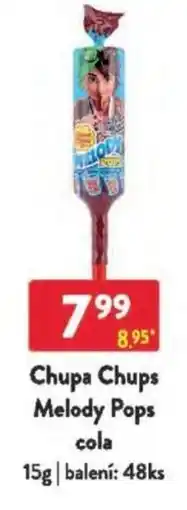 Qanto Chupa Chups Melody Pops cola nabídka