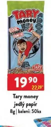 Qanto Tary money jedlý papír nabídka
