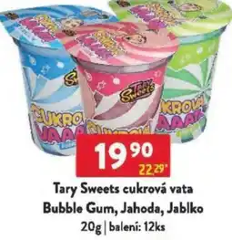 Qanto Tary Sweets cukrová vata Bubble Gum, Jahoda, Jablko nabídka