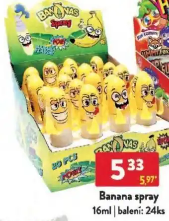 Qanto Banana spray nabídka