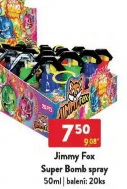Qanto Jimmy Fox Super Bomb spray nabídka