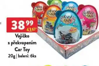 Qanto Vajíčko s překvapením Car Toy nabídka