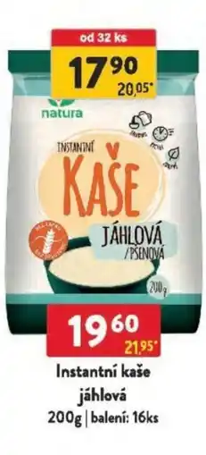 Qanto Natura Instantní kaše jáhlová nabídka