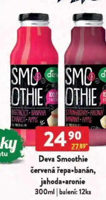 Qanto Deva Smoothie červená řepa-banán,Jahoda-aronie nabídka