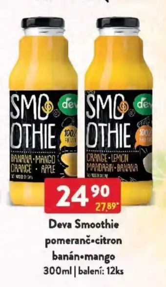 Qanto Deva Smoothie pomeranč citron banán mango nabídka