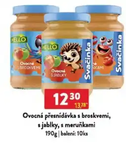 Qanto Ovocná přesnídávka s broskvemi, s jablky, s meruňkami nabídka