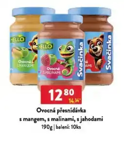 Qanto Ovocná přesnídávka s mangem, s malinami, s jahodami nabídka
