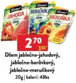 Qanto Džem jablečno-jahodový, jablečno-borůvkový, jablečno-meruňkový nabídka