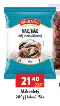 Qanto Mák mletý nabídka