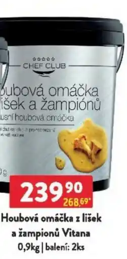 Qanto Houbová omáčka z lišek a žampionů Vitana nabídka