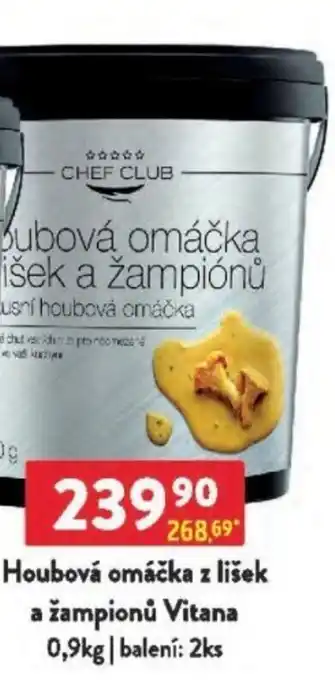Qanto Houbová omáčka z lišek a žampionů Vitana nabídka