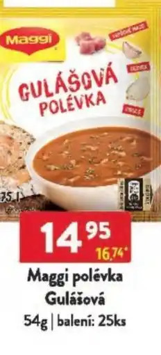 Qanto Maggi polévka Gulášová nabídka