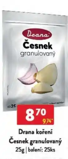 Qanto Drana koření Česnek granulovaný nabídka