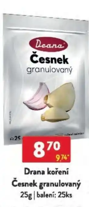 Qanto Drana koření Česnek granulovaný nabídka