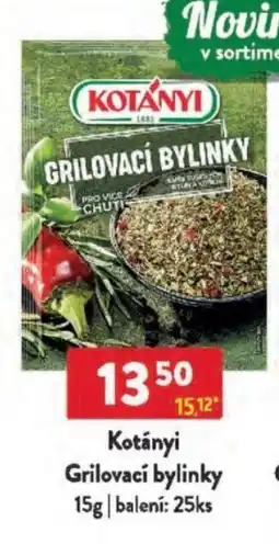 Qanto Kotányi Grilovací bylinky nabídka