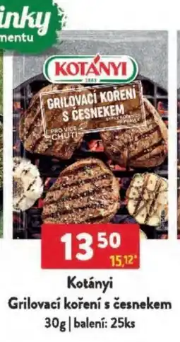 Qanto Kotányi Grilovací koření s česnekem nabídka