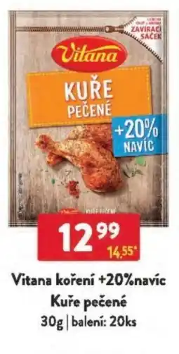 Qanto Vitana koření +20%navíc Kuře pečené nabídka
