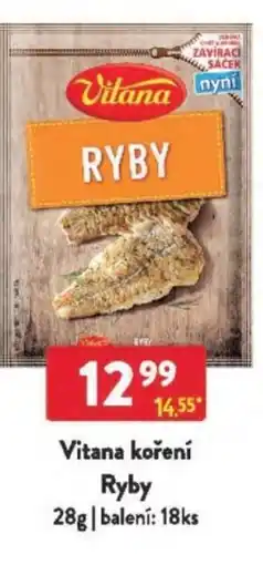 Qanto Vitana koření Ryby nabídka