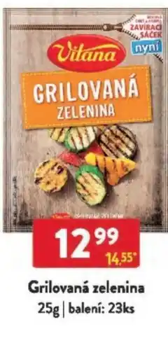 Qanto Vitana Grilovaná zelenina nabídka